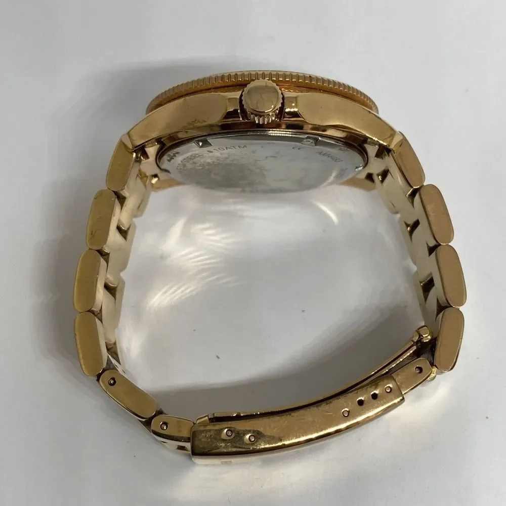Fossil Cecile AM4483 Women's Gold Stainless Steel Analog Dial Quartz Watch BP681
